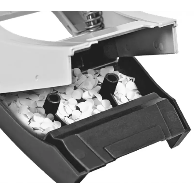 Leitz NeXXt Dziurkacz WOW Mini 2-otworowy / 10 arkuszy, 10 arkuszy, Niebieski, Plastik, 8 cm, 5,5 mm, A4