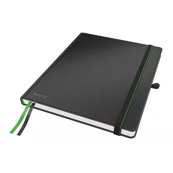 Notatnik Leitz Complete rozmiar iPad w linie 96 g 80 arkuszy, czarny, twarda oprawa