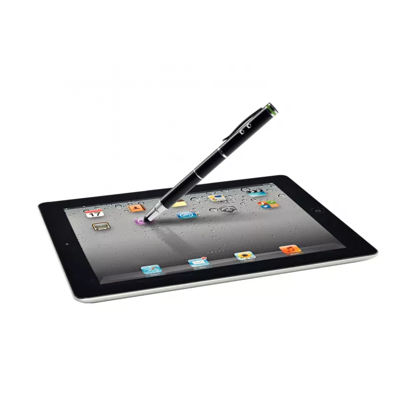 Leitz Stylus pens 4 in one Complete do urządzeń z ekranem dotykowym, Uniwersalny, Dowolna marka, Czarny, iPad, Mosiądz, Silikon, LR41