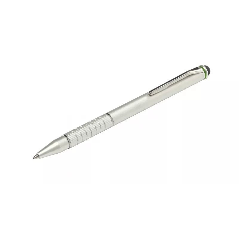 Leitz Stylus pens 2 w 1 Complete do urządzeń z ekranem dotykowym, Uniwersalny, Dowolna marka, Srebrny, iPad, Aluminium, Silikon, 10 g