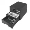 Leitz Szafka z szufladami Plus 5-szufladowa, 5 szuflad, tworzywo sztuczne, czarna, 287 x 363 x 270 mm