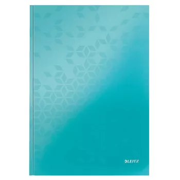 Leitz Notebook WOW A4 Squared with hardcover 90g/80sheets, Wzór, Niebieski, A4, 80 arkuszy, 80 g/m², Papier w kratkę