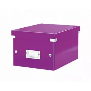 Leitz Click & Store WOW Small Storage Box, fioletowy, karton, 540 g