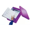 Leitz Click & Store WOW średni pojemnik do przechowywania, fioletowy, karton, 16,7 L, 281 mm, 200 mm, 265 x 335 x 188 mm