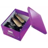 Leitz Click & Store WOW średni pojemnik do przechowywania, fioletowy, karton, 16,7 L, 281 mm, 200 mm, 265 x 335 x 188 mm