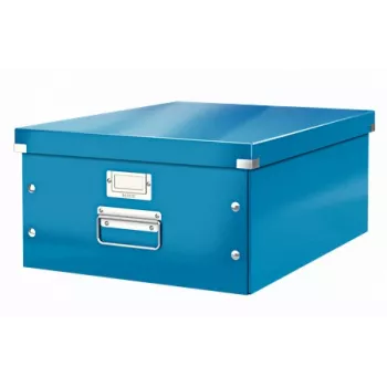 Leitz Click & Store WOW Duże pudełko do przechowywania, niebieskie, karton, 1,28 kg
