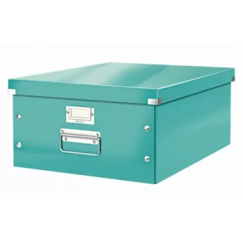 Leitz Click & Store WOW Duże pudełko do przechowywania, turkusowe, karton, 29,6 L, 1,28 kg, 1 szt.
