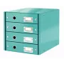 Leitz Click & Store WOW szafka z szufladami (4 szuflady), niebieska, karton, 2,49 kg