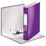 Leitz Skoroszyt dźwigniowy 180° WOW POB/laminowany A4/50mm, A4, Karton, Fioletowy, 350 arkuszy, 80 g/m², 5 cm