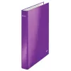 Leitz Ringbinder WOW Laminowany A4+ 2DR/25mm, A4, Karton, Fioletowy, Biały, 250 arkuszy, 80 g/m²