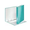 Leitz Ringbinder WOW Laminated A4+ 4DR/25mm, A4, Carton, Metaliczny, Turkusowy, 230 arkuszy, 80 g/m², 2,5 cm