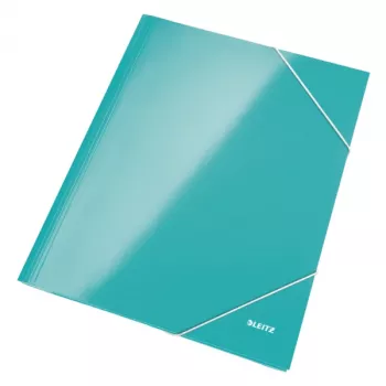 Leitz 3-Flap Folder WOW Card/POB A4, A4, Polipropylen (PP), Zielony, 250 arkuszy, 80 g/m², Papier