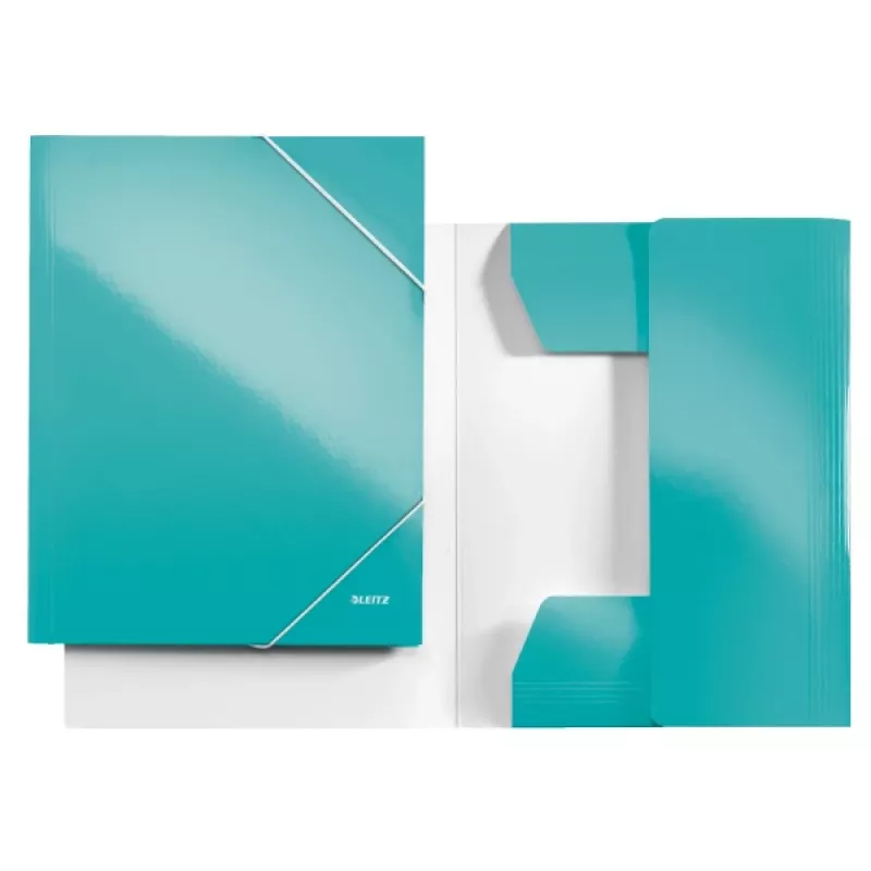 Leitz 3-Flap Folder WOW Card/POB A4, A4, Polipropylen (PP), Zielony, 250 arkuszy, 80 g/m², Papier