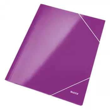 Leitz 3-Flap Folder WOW Card/POB A4, A4, Polipropylen (PP), Fioletowy, 250 arkuszy, 80 g/m², Papier