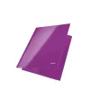 Leitz 3-Flap Folder WOW Card/POB A4, A4, Polipropylen (PP), Fioletowy, 250 arkuszy, 80 g/m², Papier