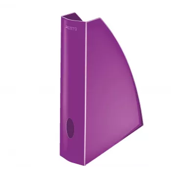 Leitz segregator na czasopisma WOW, fioletowy, plastik, A4, 290 g