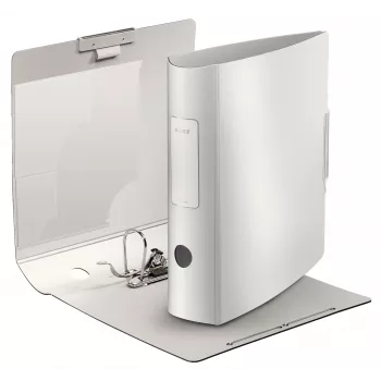 Leitz Segregator dźwigniowy 180° Active Style PP A4/80mm, A4, pianka polipropylenowa, Biały, 500 arkuszy, 80 g/m², 8.2 cm