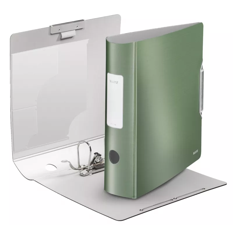 Leitz Skoroszyt dźwigniowy 180° Active Style PP A4/80mm, A4, Polyfoam, Zielony, 500 arkuszy, 80 g/m², 8,2 cm