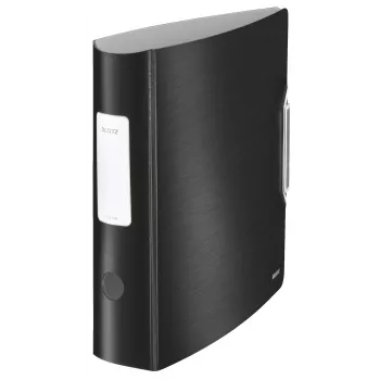 Leitz Segregator dźwigniowy 180° Active Style PP A4/80mm, A4, Polyfoam, czarny, 500 arkuszy, 80 g/m², 8,2 cm