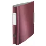 Leitz Segregator dźwigniowy 180° Active Style PP A4/60mm, A4, Polyfoam, Czerwony, 350 arkuszy, 80 g/m², 6,5 cm