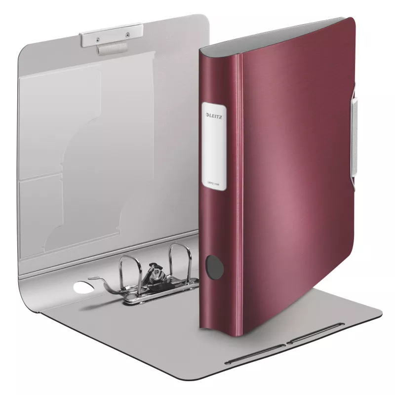 Leitz Segregator dźwigniowy 180° Active Style PP A4/60mm, A4, Polyfoam, Czerwony, 350 arkuszy, 80 g/m², 6,5 cm