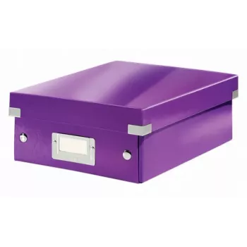 Leitz Organizer Box Click & Store WOW Small, fioletowy, karton, 600 g