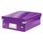 Leitz Organizer Box Click & Store WOW Small, fioletowy, karton, 600 g