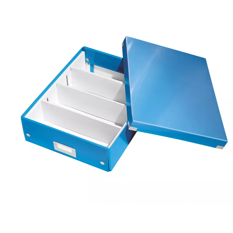 Leitz Click & Store WOW średnie pudełko organizera, niebieski, karton, 880 g