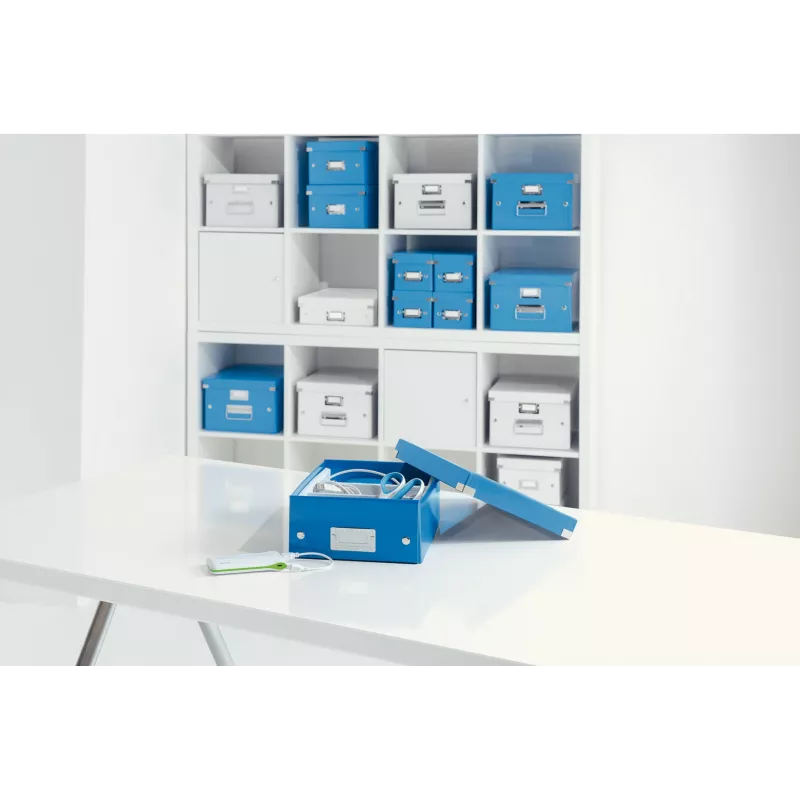 Leitz Click & Store WOW średnie pudełko organizera, niebieski, karton, 880 g