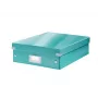 Leitz Click & Store WOW średni pudełko organizacyjne, niebieski, karton, 880 g