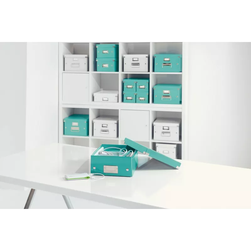 Leitz Click & Store WOW średni pudełko organizacyjne, niebieski, karton, 880 g