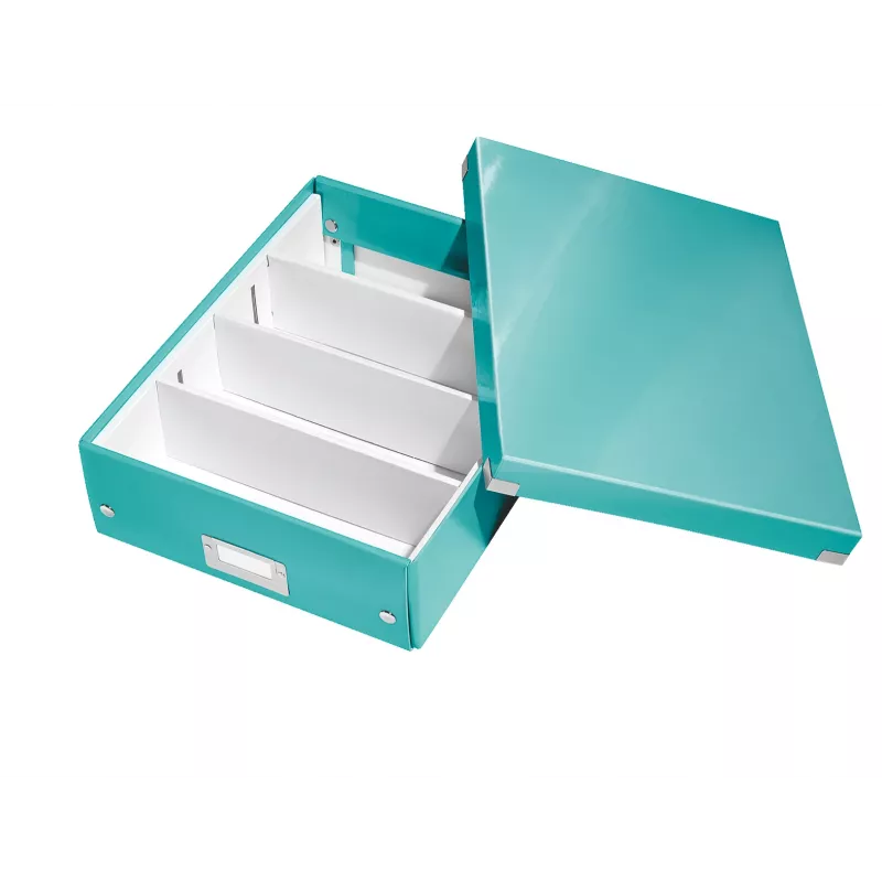 Leitz Click & Store WOW średni pudełko organizacyjne, niebieski, karton, 880 g