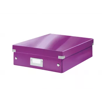 Leitz Click & Store WOW średnie pudełko organizera, fioletowy, karton, 880 g