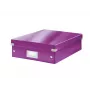 Leitz Click & Store WOW średnie pudełko organizera, fioletowy, karton, 880 g