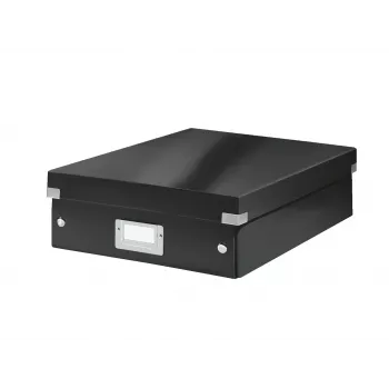 Leitz Click & Store WOW Medium Organiser Box, Czarny, Carton, 880 g
