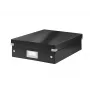 Leitz Click & Store WOW Medium Organiser Box, Czarny, Carton, 880 g