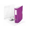 Leitz Segregator dźwigniowy Active PP WOW A4/80mm, A4, polipian, fioletowy, 500 arkuszy, 80 g/m², 8,2 cm