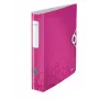 Leitz Segregator dźwigniowy Active PP WOW A4/65mm, A4, polipian, różowy, 350 arkuszy, 80 g/m², 6,5 cm