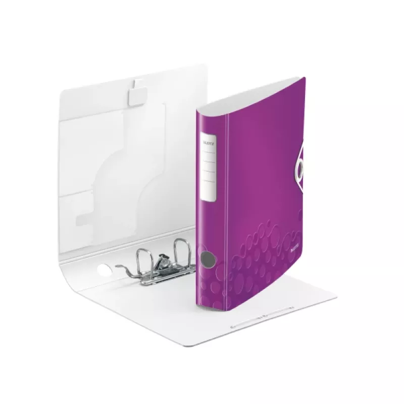 Leitz skoroszyt wpinany Active PP WOW A4/65mm, A4, polipian, fiolet, 350 arkuszy, 80 g/m², 6,5 cm