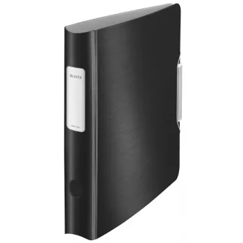 Leitz skoroszyt dźwigniowy 180° Active Style PP A4/60 mm, A4, Polyfoam, Czarny, 350 arkuszy, 80 g/m², 6,5 cm
