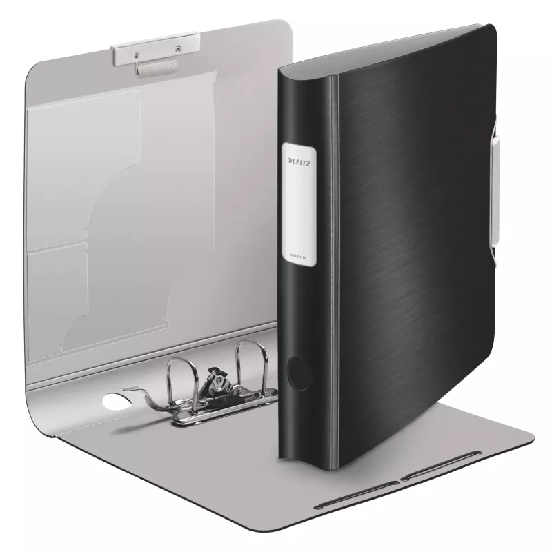 Leitz skoroszyt dźwigniowy 180° Active Style PP A4/60 mm, A4, Polyfoam, Czarny, 350 arkuszy, 80 g/m², 6,5 cm