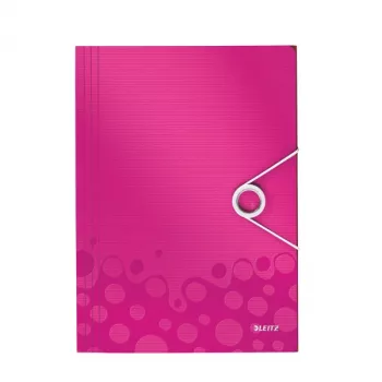 Leitz 3-Flap Folder WOW PP A4, A4, Polipropylen (PP), Różowy, Pionowa, 150 arkuszy, 235 mm