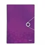 Leitz Project File WOW PP, A4, polipropylen (PP), fioletowy, 200 arkuszy, 254 mm, 38 mm