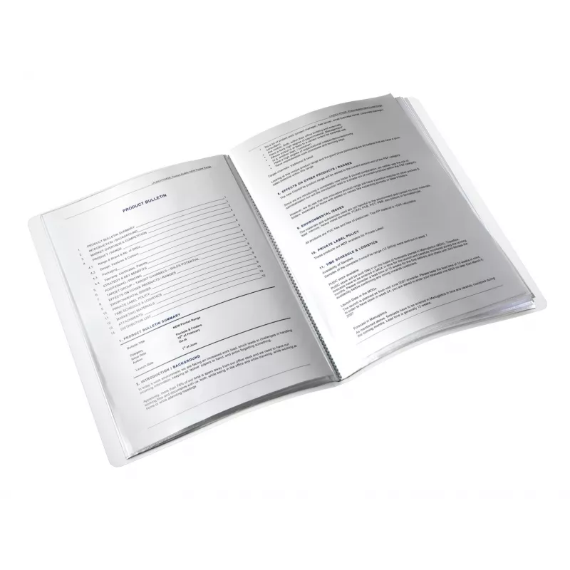 Leitz książka prezentacyjna WOW PP 20 koszulek, niebieski, metaliczny, polichlorek winylu (PVC), 20 koszulek, A4, 231 mm, 13 mm