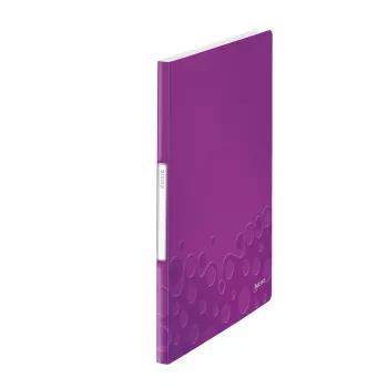 Leitz książka prezentacyjna WOW PP 20 kieszeni, metaliczny, fioletowy, polichlorek winylu (PVC), 20 kieszeni, A4, 231 mm, 13 mm