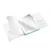 Leitz Divider Book WOW PP 6 zakładek, A4, Polipropylen (PP), Niebieski, Metaliczny, 200 arkuszy, 260 mm, 17 mm