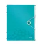 Leitz Divider Book WOW PP 12 kart, A4, Polipropylen (PP), Niebieski, Metaliczny, 200 arkuszy, 265 mm, 17 mm