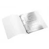 Leitz WOW segregator pierścieniowy, A4, polipropylen (PP), metaliczny, różowy, 200 arkuszy, 2,5 cm, 257 mm