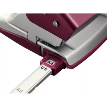 Leitz NeXXt 5006 dziurkacz na 30 kartek Czerwony, Srebrny