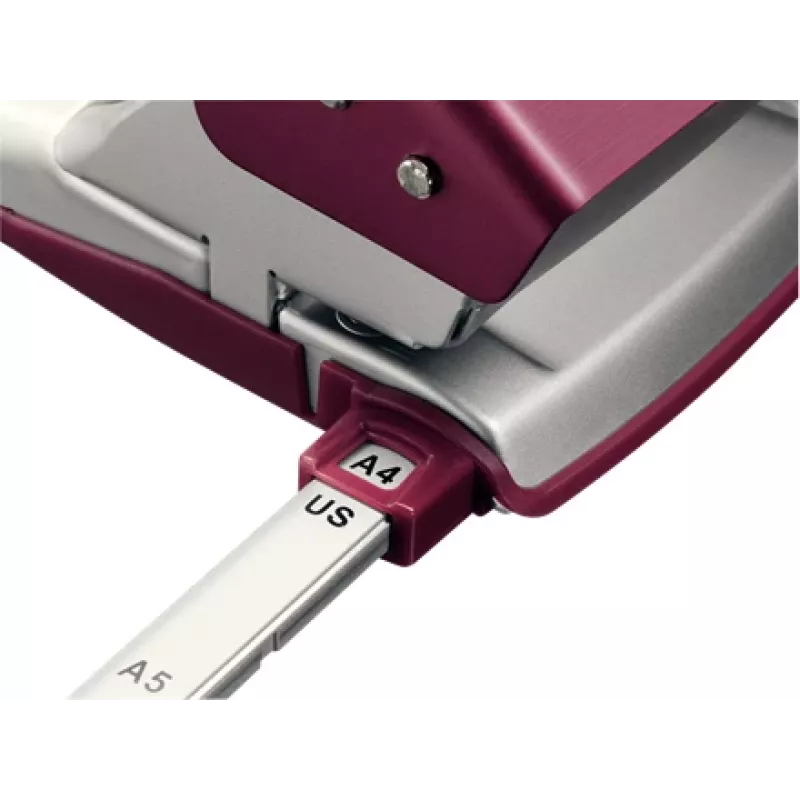 Leitz NeXXt 5006 dziurkacz na 30 kartek Czerwony, Srebrny